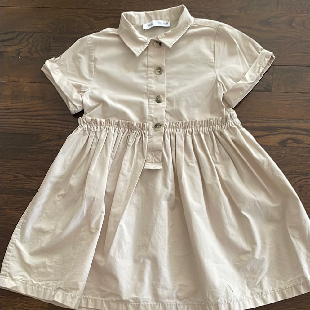 Stylish Cream Kids Dress